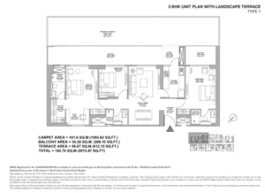 Godrej South Estate Okhla 3 BHK